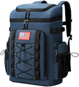 Maelstrom Backpack Cooler,Soft Lightweight Leakproof Cooler Backpack,50 Can Insulated Cooler Bag,Keeps 50 Cans Hot/Cold for Up to 16 Hours,Waterproof Lunch Backpack for Men Women-Blue