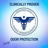 Secret Whole Body Deodorant Cream for Women, Peach & Vanilla Blossom Scent, Aluminum Free Deodorant, 72 HR Odor Protection, 3.0 oz