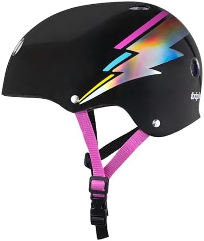 Triple Eight Certified Sweatsaver Helmet for Skateboarding, BMX, Roller Derby, Roller Skating, Inline Skating, Scooter and Bike
