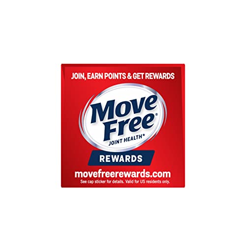 Move Free Advanced Glucosamine Chondroitin + Calcium Fructoborate Joint Support Supplement, Supports Mobility Comfort Strength Flexibility & Bone - 200 Tablets (100 servings)