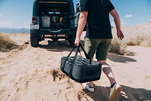 AO Coolers Stow N' Go Cooler, Low-Profile, Leakproof with High-Density Insulation, Holds Ice for 24 Hours, Black, 38 Pack