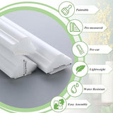 Pangda 3 Set Peel and Stick Wall Molding Kit, Premade Accent Molding Wainscoting Panel for Interior Wall Moulding Decor, Ready to Assemble Wainscoting Accent Panel (63 x 31 in,63 x 72 in)