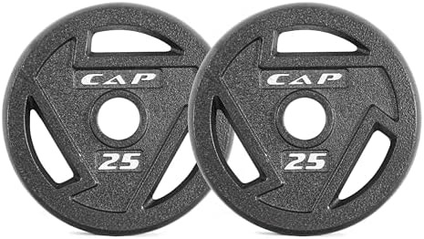 CAP Barbell 2-Inch Olympic Grip Weight Plate | Multiple Options