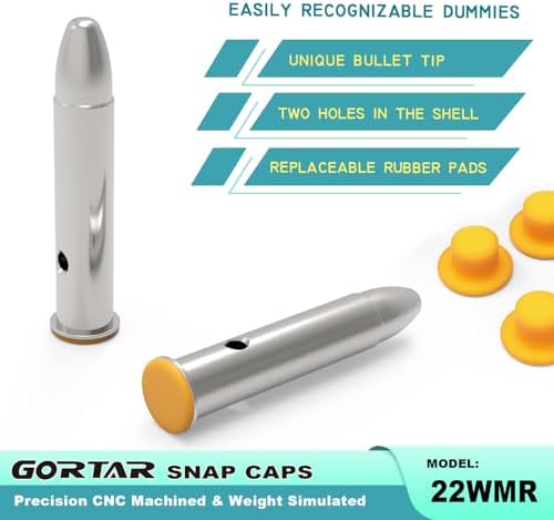Snap Caps Training Dummy Rounds Practice Safe Loading Firing Close to Real Weight