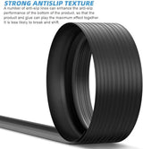 Jin&Bao Universal Garage Door Threshold Seal Strip 16FT Kit, Bottom Waterproof Rubber Weather Stripping Replacement（Black, 1 Adhesive）