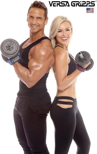 Versa Gripps® Pro, Made in The USA, Wrist Straps for Weightlifting Alternative, The Best Training Accessory
