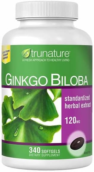 Tru Nature Ginkgo Biloba 340 Softgels