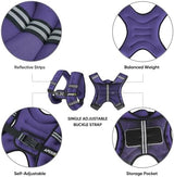 APEXUP Weighted Vest with 5lbs/10lbs/15lbs/20lbs/25lbs/30lbs Weights and Reflective Stripe, Weight Vest Men Women for Workout, Strength Training, Running