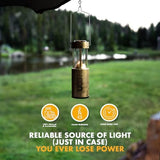 UCO 12-Hour Natural Beeswax Long-Burning Candles for UCO Candle Lanterns and Emergency Preparedness, Made in USA