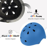 Kids Bike Helmet, Adjustable and Multi-Sport, from Toddler to Youth, 3 Sizes