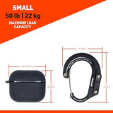 GEAR AID HEROCLIP (Small) Carabiner Gear Clip and Hook, for Hanging Bags, Purses, Lanterns, Strollers, Tools, Helmets, Water Bottles, and More