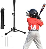 Kids Baseball Tee, 20.87 to 31.29 Inches Batting Tees for Baseball with Carry Bag, Portable Stable Baseball Tees for Hitting, Tripod Tanner Tee for Baseball Practice Stand Aged 3-8 Years