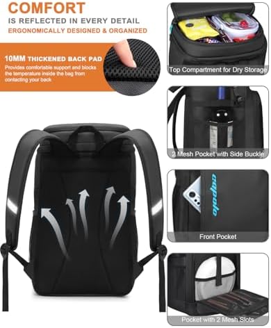 Capolo 36/45 Cans Cooler Backpack Insulated Waterproof for Women Men Lunch Backpack Coolers Leak Proof Soft Cooler Bags