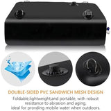 Water Tank, Water Storage Bladder, Portable Water Tank, Water Bladder Tank, Large Water Storage, Water Storage Containers for Camping, Garden, Emergency Water Storage Black