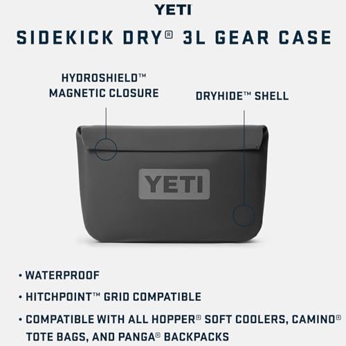 YETI Sidekick Dry Waterproof Gear Case and Bag Accessory