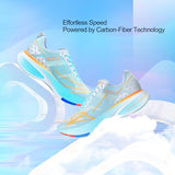RUNNER MANNER Carbon Plate Running Shoes for Men – Cushioned, Lightweight, Breathable, Non-Slip Road Sneakers (US Size 7.5-11.5)