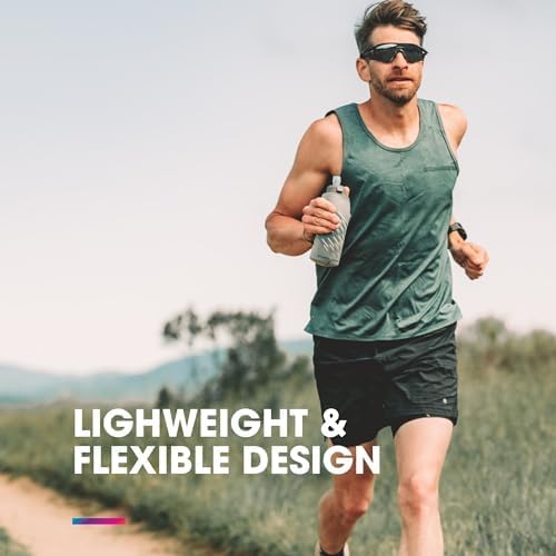 HydraPak SkyFlask Speed - Collapsible Handheld Running Water Bottle (350ml, 500ml, 500ml Insulated) - Adjustable Strap, Lightweight, Spill-Proof Cap
