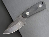 Eafengrow EF121 EDC Fixed Blade Knife D2 Blade Steel G10 Handle with Kydex Sheaths for Outdoor Activities Camping