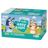 Pampers Training Pants - Easy Ups Boys & Girls Bluey - Size 2T-3T, 140 Count, Children's Potty Underwear (Packaging May Vary)