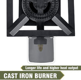 BESTFIRE Propane Burner,100,000 BTUs High Pressure Single Propane Stove with 4.1ft 0-20Psi Adjustable Hose with Regulator,Gas Stove for Outdoor Cooking, Turkey Fry, Seafood Boil