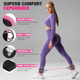 Ankle Resistance Bands with Cuffs, Ankle Bands for Working Out, Ankle Resistance Band for Leg, Booty Workout Equipment for Kickbacks Hip Fitness Training, Exercise Bands for Butt Lift Women