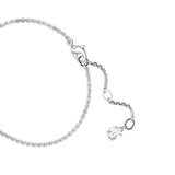 Swarovski Mesmera Bracelet, Blue and Clear Mixed-Cut Stones in a Rhodium Finished Setting, Part of the Mesmera Collection