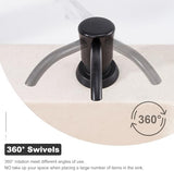 GAGALIFE Soap Dispenser for Kitchen Sink, ABS in Counter Soap Dispenser(Oil Rubbed Bronze), with 17 Ounce Large Pet Soap Bottle, Refill from The Top, Venetian Bronze