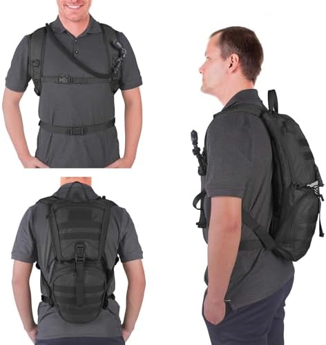 Unigear Tactical Hydration Packs Backpack 1050D with 3L Water Bladder, Thermal Insulation Pack Keeps Liquid Cool up to 4 Hours for Hiking, Cycling, Hunting and Climbing