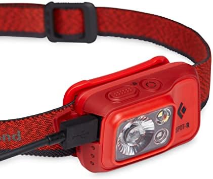 BLACK DIAMOND Storm 450 LED Headlamp, Waterproof and Dimmable Battery Powered Headlamp for Camping, Hiking, Hunting, Running, Work with Red Light Headlamp Mode, Dark Olive