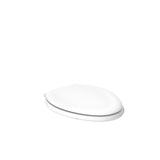 KOHLER Stonewood Quiet-Close, Elongated Toilet Seat Soft Close, Durable Wood, Easy Installation, Universal Fit, Home Essentials, White Finish, K-20466-0