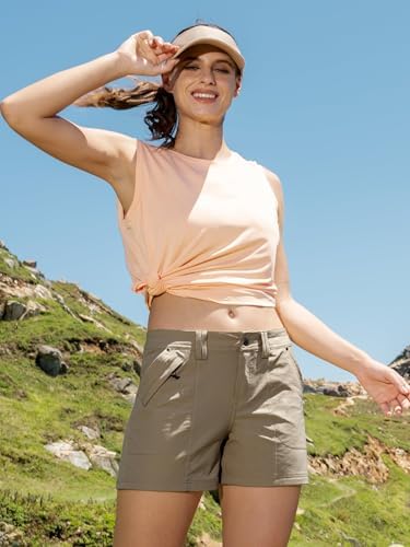 Willit Women's Golf Hiking Shorts Quick Dry Athletic Casual Summer Shorts with Pockets 4.5 in