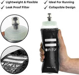 Soft Flask - Shrink As You Drink Soft Water Bottle for Hydration Pack - Folding Water Bottle Ideal for Running, Hiking, Cycling, Climbing & Rigorous Activity