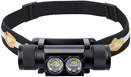 sofirn Headlamp, 1200 Lumen Rechargeable Head Lamp with Bright SST40 LED, Waterproof, for Kids and Adults, for Camping, Running, Hiking, Emergency, Outdoor, Hard Hat