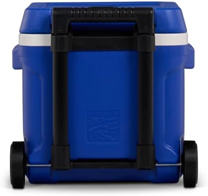 Igloo Cooler with Wheels, Profile II 28 Qt Hard Sided Ice Chest - Portable Insulated Container with Leak-Proof Design for Outdoor Use