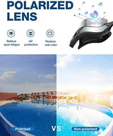 ZIONOR G1 Polarized Swimming Goggles for Unisex Adult Women Anti Fog 100% Anti UV Diving Goggles