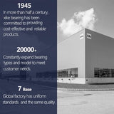 XiKe 12 Pack Black 2" Nylon Garage Door Roller 4" Stem, Quiet/Durable and High Load, Use 6200-2RS Double Seals Precision Bearings.