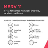 Frigidaire PureAir® 20x25x1 MERV 11 Prem Allergen Electrostatic Pleated Air Conditioner HVAC AC Furnace Filters - 6 Pack (exact dimensions 19.81 X 24.81 X 0.81)