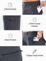 NORTHYARD Men's Casual Cargo Shorts Lightweight 9" Hiking Golf Work Quick Dry Camping Outdoor Travel Fishing with 7 Pockets