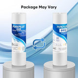 PUREPLUS 5 Micron 10" x 2.5" Whole House Sediment Home Water Filter Cartridge Replacement for Any 10 inch RO Unit, Culligan P5, Aqua-Pure AP110, Dupont WFPFC5002, CFS10, WHKF-G05, 4Pack