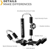 Kayak Roof Rack, Aluminum Kayak Carrier Folding J-Style Universal 4-in-1 Multifunction for Canoe, SUP, Kayaks, Surfboard Rooftop Mount on SUV, Car and Truck Crossbars