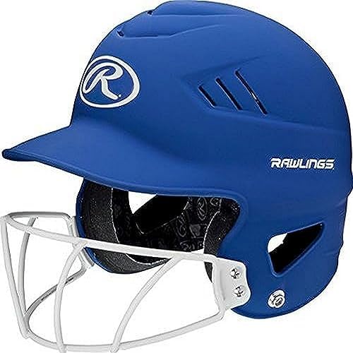 Rawlings | COOLFLO Batting Helmet with Facemask | Fastpitch Softball | One Size fits Most (6 1/2-7 1/2)