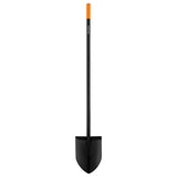 Fiskars 57" Garden Digging Shovel, Heavy Duty Steel Tool, Straight Handle