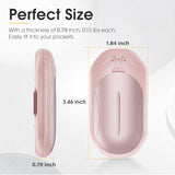 AI Hand Warmers Rechargeable 2 Pack, 6000mAh Electric Hand Warmers, AI Smart Chips 20Hrs Long Safe Heat, Portable Pocket Heater, Gifts for Christmas, Outdoor, Golf, Hunting, Camping Accessories