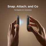 OCOOPA Magnetic Rechargeable Hand Warmers 2 Pack, Card-Style Electric Hand Warmer 5000mAh, Pocket Portable Hands Heater, UL Certified, 3 Heat Settings, Tech Gifts for Men, Purse Must Haves, UT4 Young