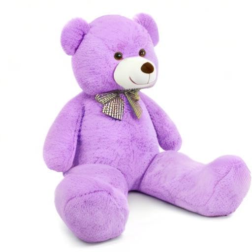 MaoGoLan Big Purple Human Size Teddy Bear 4 Feet 47 inch Huge Lavender Teddy Extra Large Lilac Bears for Girlfriend Wife