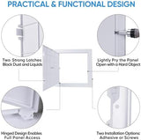 TICONN Access Panel for Drywall, 10 x 10 Inch ABS Plastic Wall Hole Cover Access Doors, Easy Install Plumbing Wall Panel for Drywall, Ceiling, Wiring and Cables