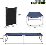Magshion Portable Military Fold Up Camping Bed Cot + Free Storage Bag- 7 Colors