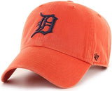 47 Brand MLB Alternate Color Primary Logo Clean Up Adjustable Baseball Cap Hat, Adult One Size Fits All