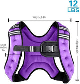 Weighted Vest Weight Vest for Men Women Kids Weights Included, Body Weight Vests Adjustable for Running, Training Workout, Jogging, Walking