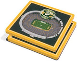 YouTheFan NFL Green Bay Packers 3D StadiumView Coasters - Lambeau Field